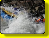 White water river rafting on the Ash River just outside Clarens.
