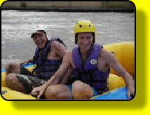 Everyone enjoys the thrills of whitewater rafting.