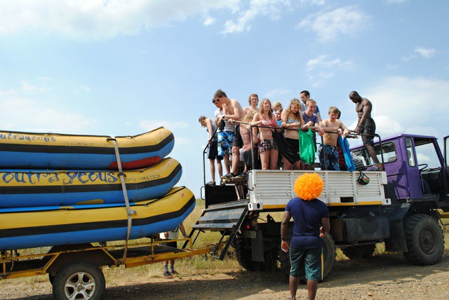 trusty transport taking us to the river and back