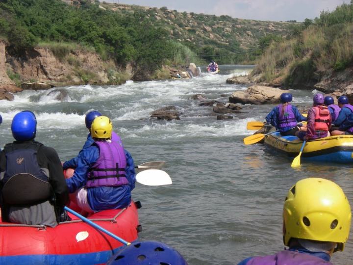 white water river rafting on the Ash River