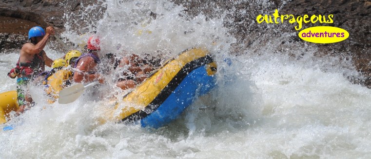 white water rafting action and adventure in South Africa.