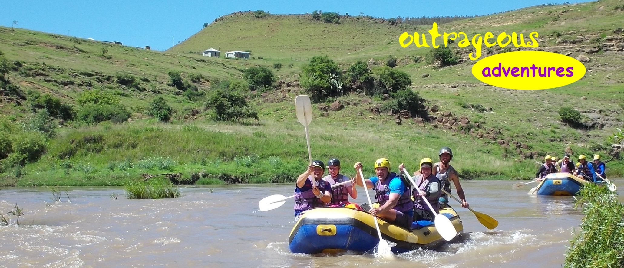 awesome rapids and stunning scenery on our Mkomazi River rafting trips