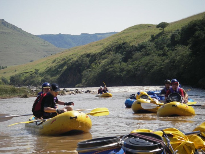 the stunning scenery you encounter while rafting with Outrageous Adventures on the Umkomaas River
