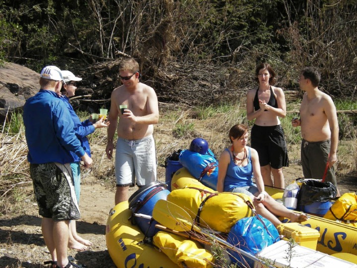 the adventure of a self-contained multi-day white water river rafting trip