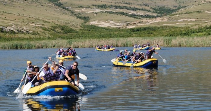 team building with Outrageous Adventures.