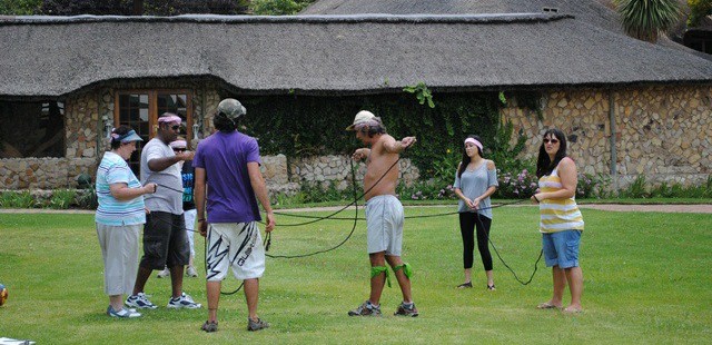 team building with Outrageous Adventures.